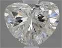 0.80 Carats, Heart I Color, VVS1 Clarity and Certified by GIA